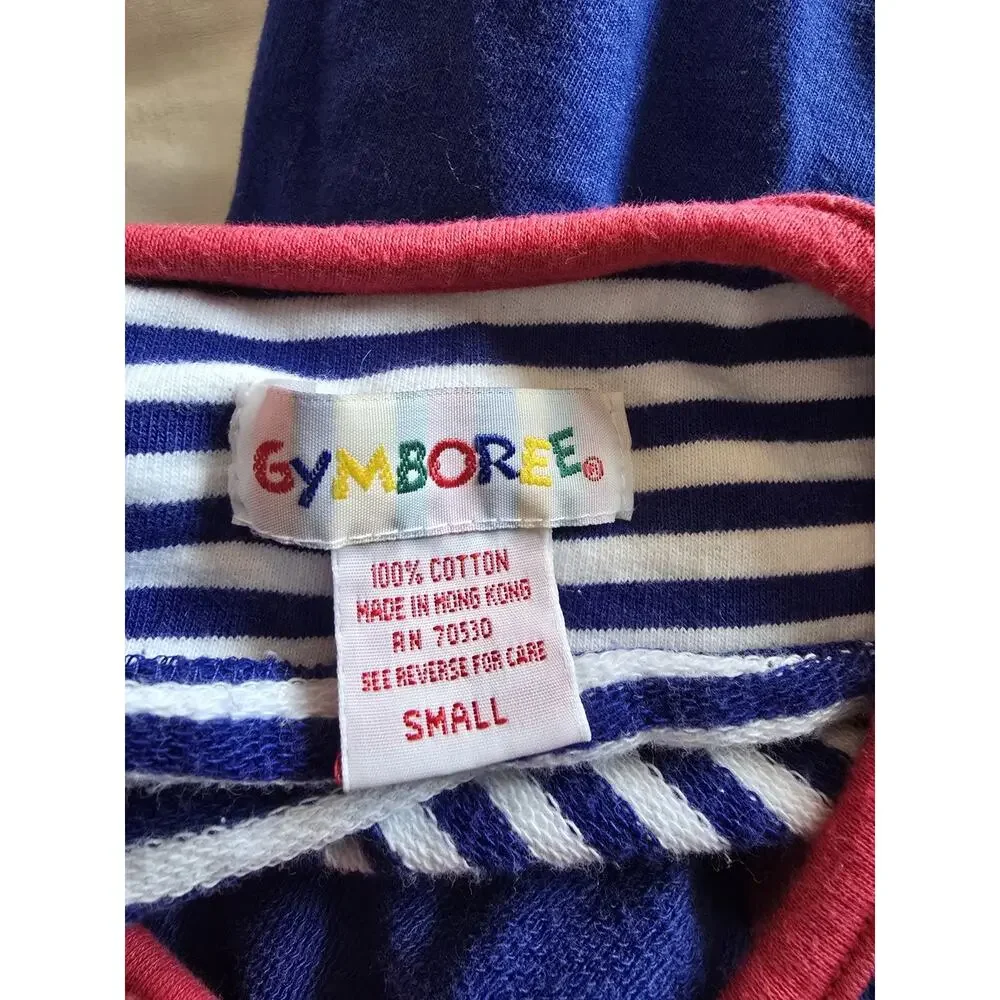 Vintage 90s Gymboree Rainbow Tag Romper small